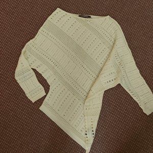 XXS Le Chateau butter yellow cotton sweater